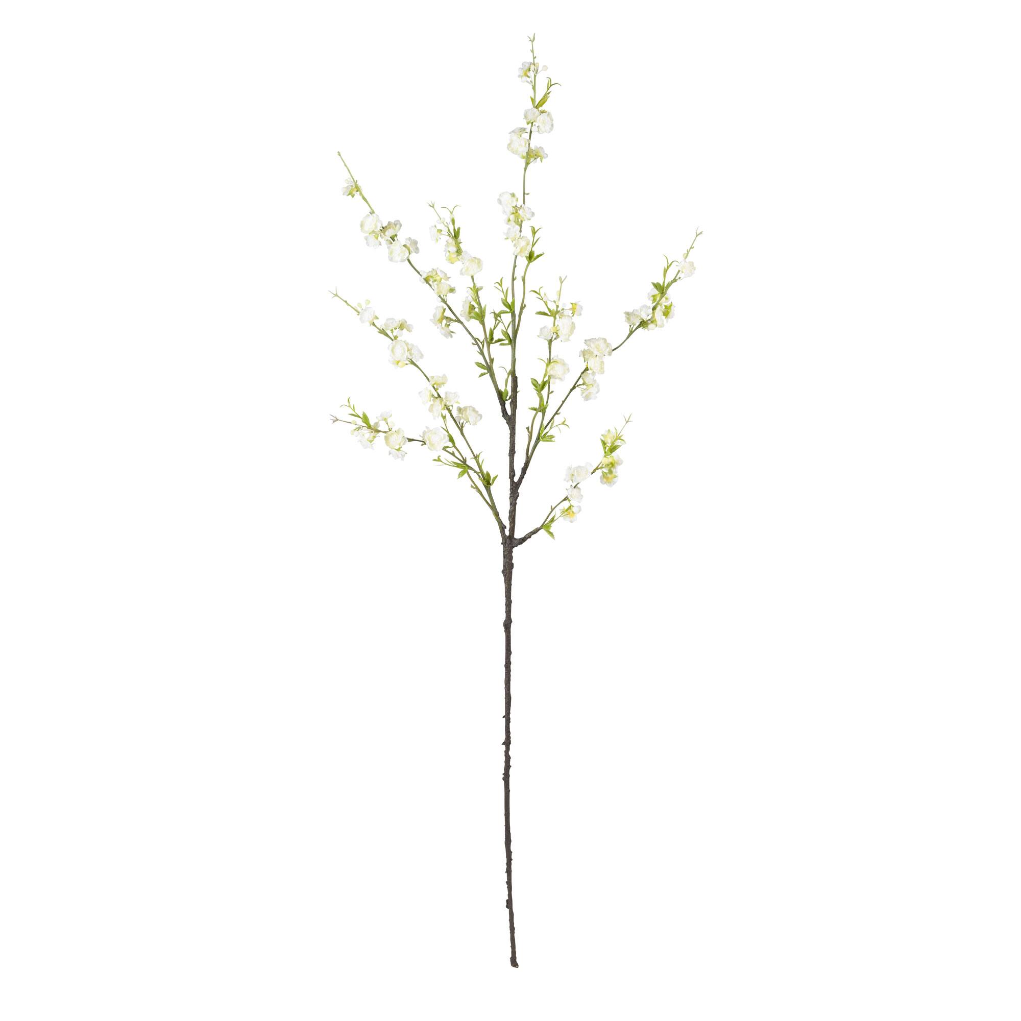 White Cherry Blossom Stem, 6ct.